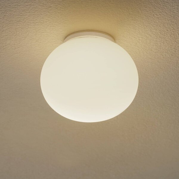 FLOS Mini Glo-Ball C/W - Designer mennyezeti lámpa, dimmelhető, Fehér / opál, Nappali / Étkező, Üveg, Dizájn