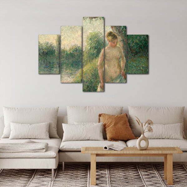 Kép - Camille Pissarro, The Bather, reprodukciók (150x105 cm)