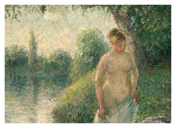 Kép - Camille Pissarro, The Bather, reprodukciók (70x50 cm)