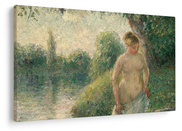 Kép - Camille Pissarro, The Bather, reprodukciók (90x60 cm)