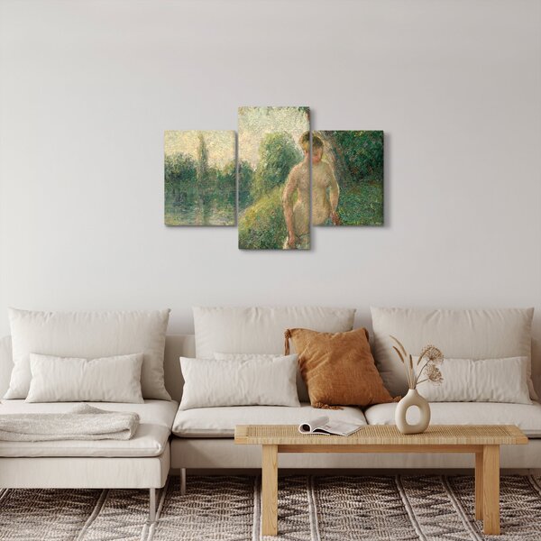 Kép - Camille Pissarro, The Bather, reprodukciók (90x60 cm)