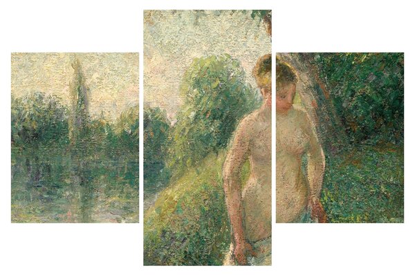 Kép - Camille Pissarro, The Bather, reprodukciók (90x60 cm)