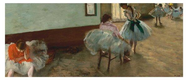 Kép - Edgar Degas, The Dance Lesson, reprodukciók (120x50 cm)