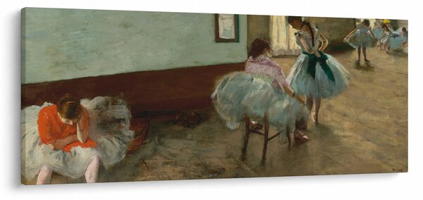Kép - Edgar Degas, The Dance Lesson, reprodukciók (120x50 cm)