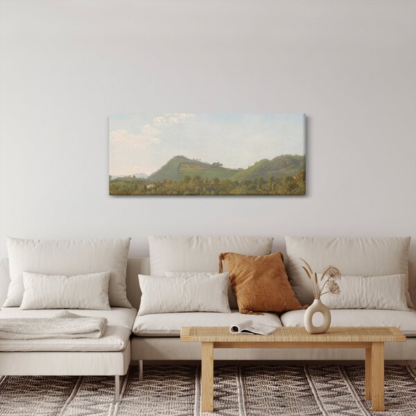 Kép - Simon Denis, View Near Naples, reprodukciók (120x50 cm)