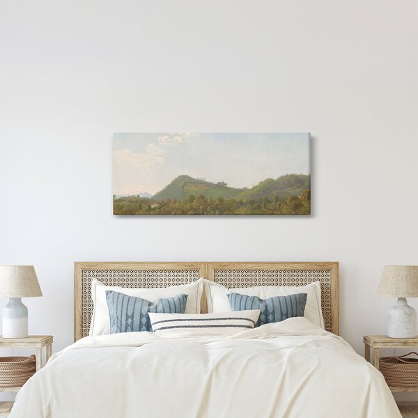 Kép - Simon Denis, View Near Naples, reprodukciók (120x50 cm)