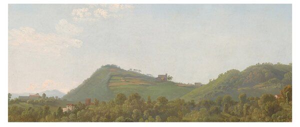 Kép - Simon Denis, View Near Naples, reprodukciók (120x50 cm)