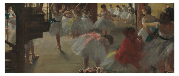 Kép - Edgar Degas, The Dance Class, reprodukciók (120x50 cm)