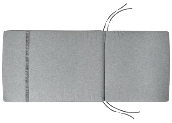 Hát-/ülőpárna kétdarabos szettben JAVA/AMANTEA PREMIUM 50 x 71 cm Melírszürke