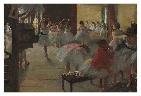 Kép - Edgar Degas, The Dance Class, reprodukciók (90x60 cm)