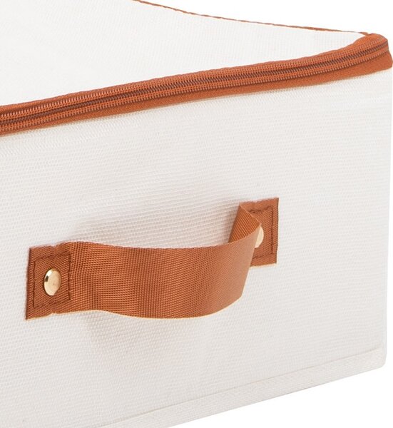 SHP CASY M Tárolódoboz Lenvászon Hatású Bézs Összecsukható