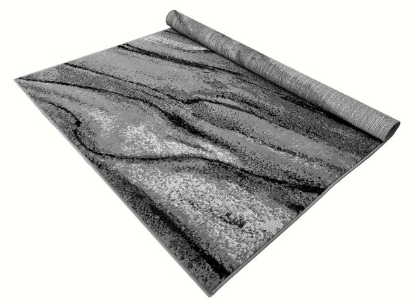 Téglalap alakú szőnyeg 180x250 cm LUKEN - szürke / fekete