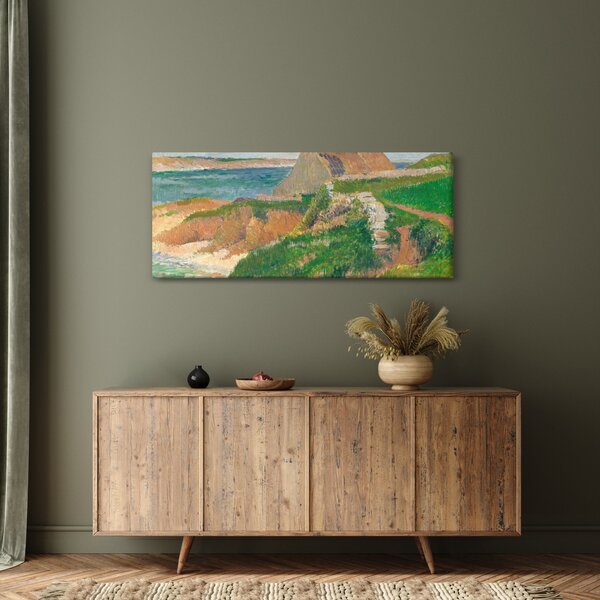 Kép - Henri Moret, The Island of Raguenez, Brittany, reprodukciók (120x50 cm)