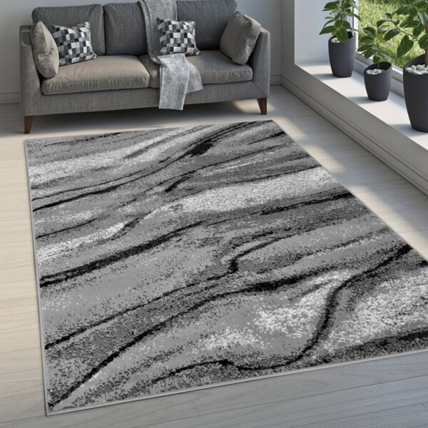 Téglalap alakú szőnyeg 180x250 cm LUKEN - szürke / fekete