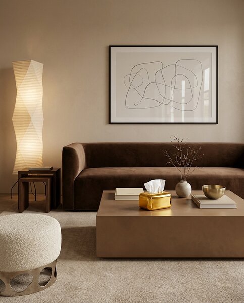 King Home SHP GOLDEN Dekoratív Zsebkendőtartó Arany Fényes Felülettel