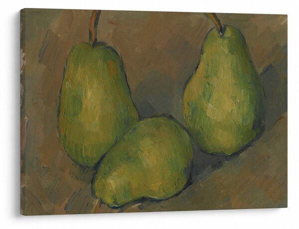 Kép - Paul Cézanne, Three Pears, reprodukciók (70x50 cm)
