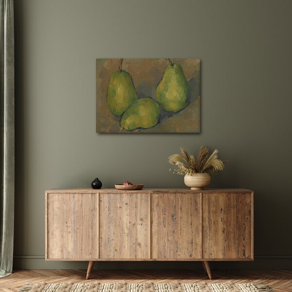 Kép - Paul Cézanne, Three Pears, reprodukciók (70x50 cm)