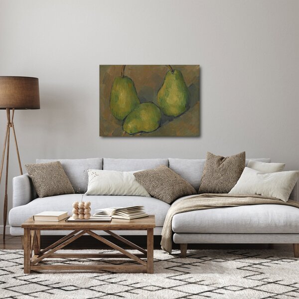 Kép - Paul Cézanne, Three Pears, reprodukciók (70x50 cm)