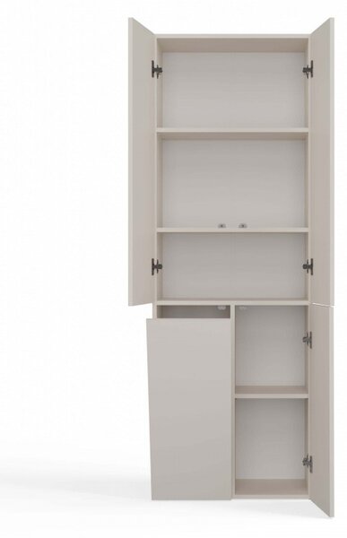 Fürdőszobaszekrény 60 cm szennyestartóval ATSO 5 - kasmír