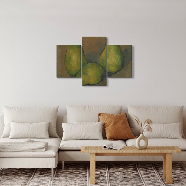 Kép - Paul Cézanne, Three Pears, reprodukciók (90x60 cm)
