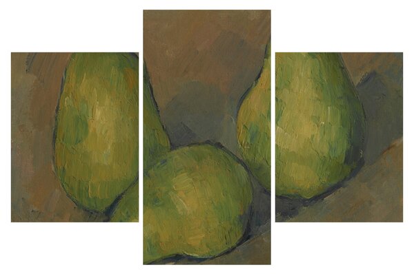 Kép - Paul Cézanne, Three Pears, reprodukciók (90x60 cm)