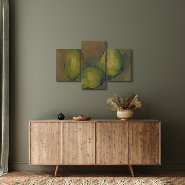 Kép - Paul Cézanne, Three Pears, reprodukciók (90x60 cm)