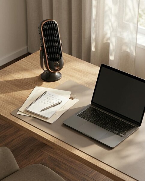 SHP Flow Hordozható Ventilátor Fekete USB-C Töltéssel