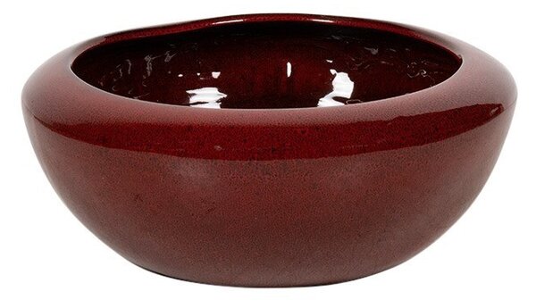 Campbell kerámia tál piros-fekete 27x12cm