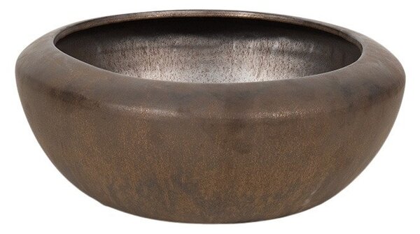 Campbell kerámia tál bronz 36x16cm