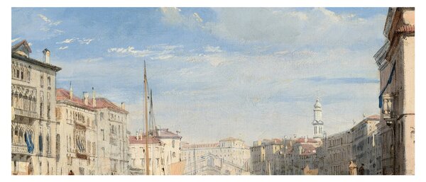 Kép - Richard Parkes Bonington, The Grand Canal, reprodukciók (120x50 cm)