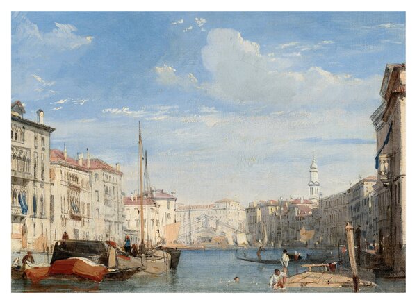 Kép - Richard Parkes Bonington, The Grand Canal, reprodukciók (70x50 cm)