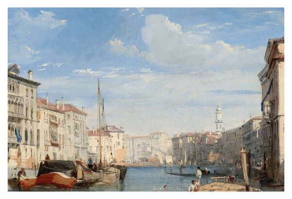 Kép - Richard Parkes Bonington, The Grand Canal, reprodukciók (90x60 cm)