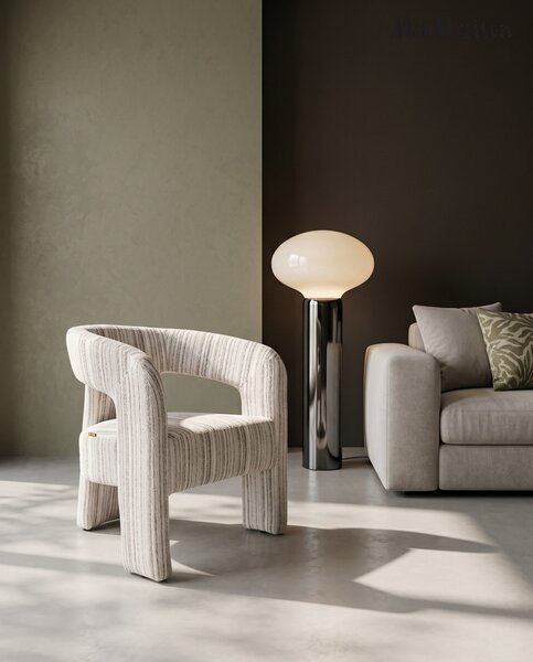 MaMaison Maximo Fotelszék Fonott Szövet Bézs Soft Modern