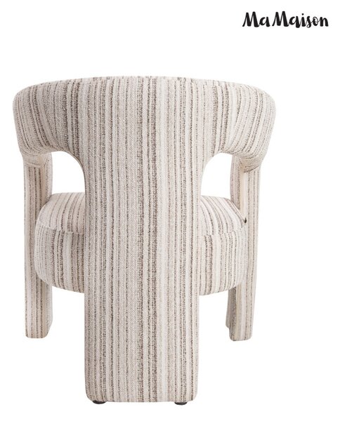 MaMaison Maximo Fotelszék Fonott Szövet Bézs Soft Modern