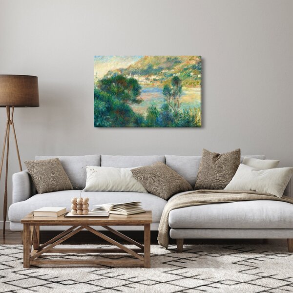 Kép - Auguste Renoir, View of Monte Carlo from Cap Martin, reprodukciók (90x60 cm)