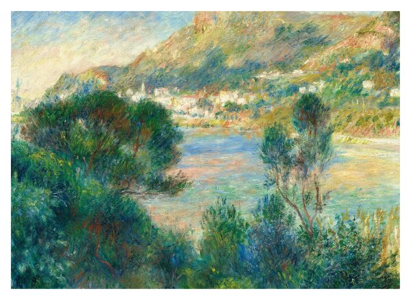Kép - Auguste Renoir, View of Monte Carlo from Cap Martin, reprodukciók (70x50 cm)