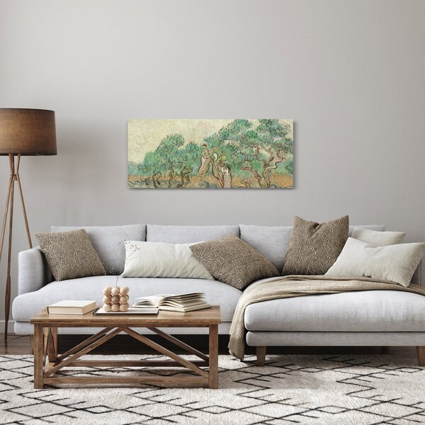 Kép - Vincent van Gogh, The Olive Orchard, reprodukciók (120x50 cm)