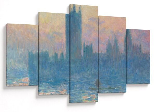 Kép - Claude Monet, The Houses of Parliament, Sunset, reprodukciók (150x105 cm)