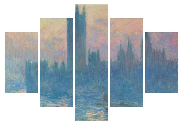 Kép - Claude Monet, The Houses of Parliament, Sunset, reprodukciók (150x105 cm)