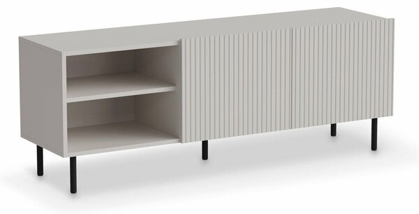 TV-állvány Livsonu 103, Közepes sűrűségű farostlemez, Laminált forgácslap, 54x150x40cm, Kasmír
