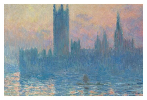 Kép - Claude Monet, The Houses of Parliament, Sunset, reprodukciók (90x60 cm)