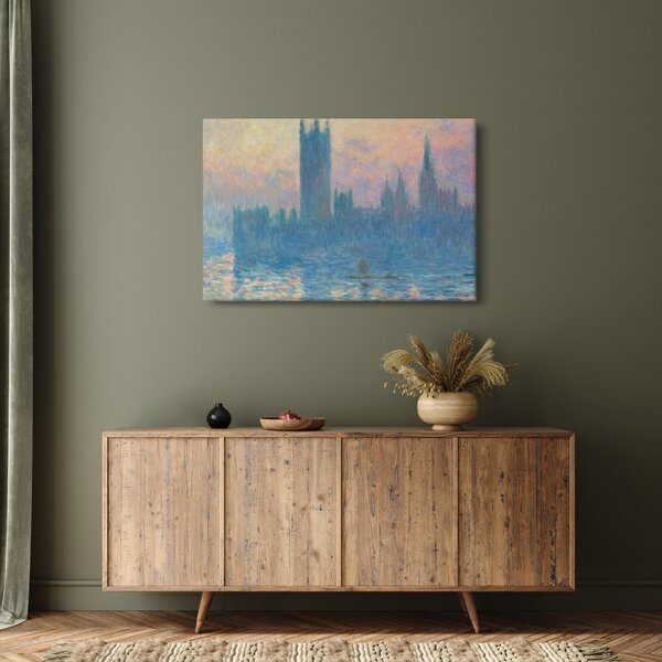 Kép - Claude Monet, The Houses of Parliament, Sunset, reprodukciók (90x60 cm)