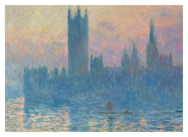 Kép - Claude Monet, The Houses of Parliament, Sunset, reprodukciók (70x50 cm)