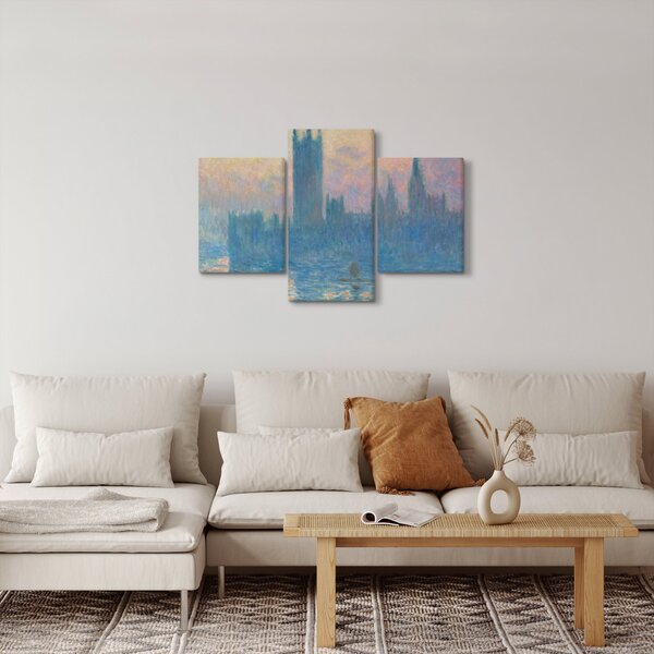 Kép - Claude Monet, The Houses of Parliament, Sunset, reprodukciók (90x60 cm)