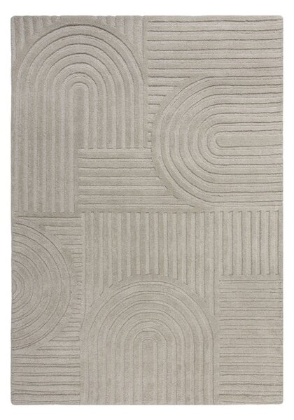 Zen Garden szürke gyapjú szőnyeg, 160 x 230 cm - Flair Rugs