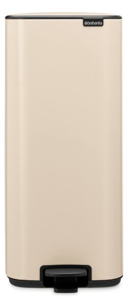 Bézs acél pedálos szemetes 30 l Bo – Brabantia