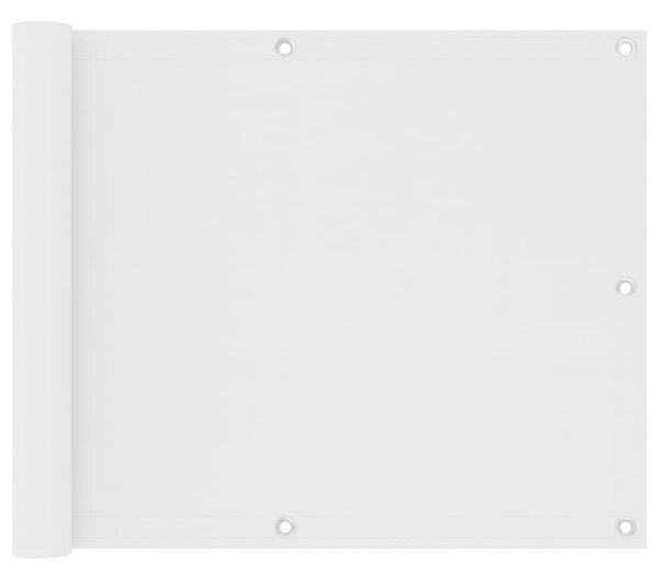 VidaXL fehér oxford-szövet erkélyparaván 75 x 500 cm