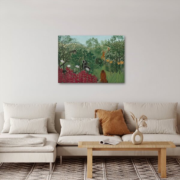 Kép - Henri Rousseau, Tropical Forest with Monkeys, reprodukciók (70x50 cm)