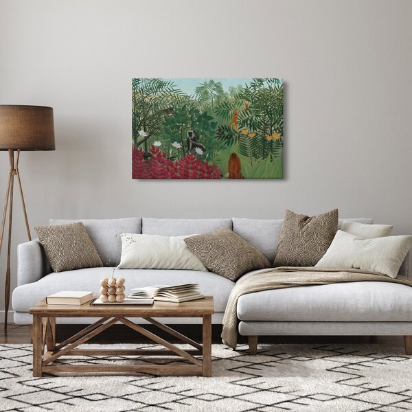 Kép - Henri Rousseau, Tropical Forest with Monkeys, reprodukciók (90x60 cm)