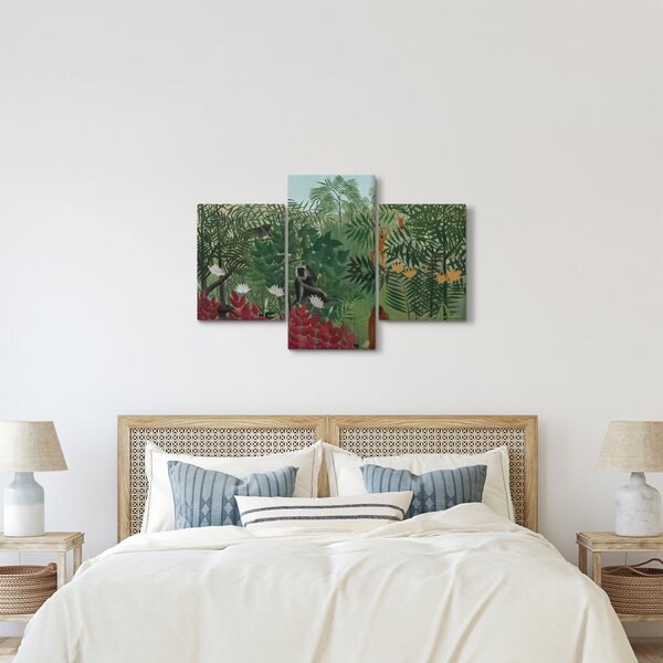 Kép - Henri Rousseau, Tropical Forest with Monkeys, reprodukciók (90x60 cm)